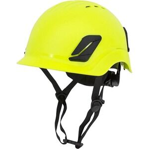Titanium Hard Hat Climbing Style Vented - Hi-Vis Yellow New in Box $100+!